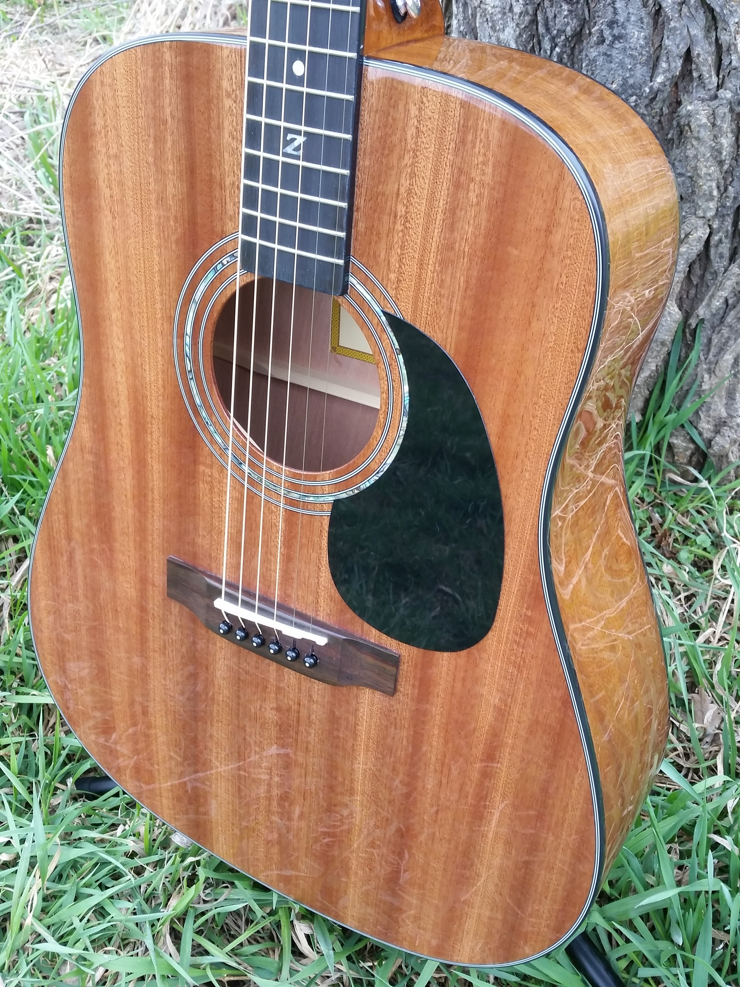 ZAD20 Solid African Mahogany Acoustic (Discount) Zager Guitars
