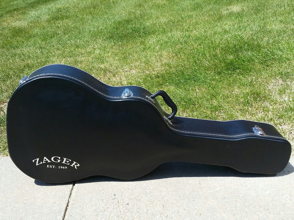 Zager Pro Hardshell Wood Case with Digital Humidity Sensor Zager Guitars