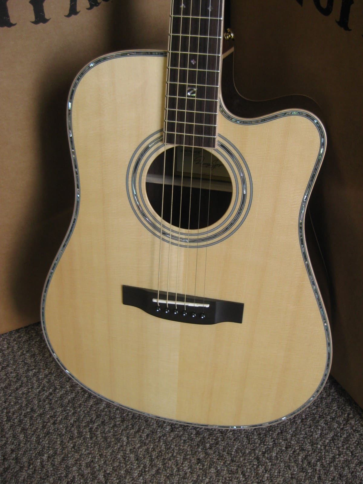1700 ZAD900C Cutaway acoustic Zager Guitars