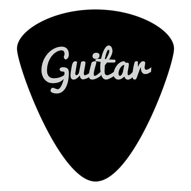 guitar, pick, music