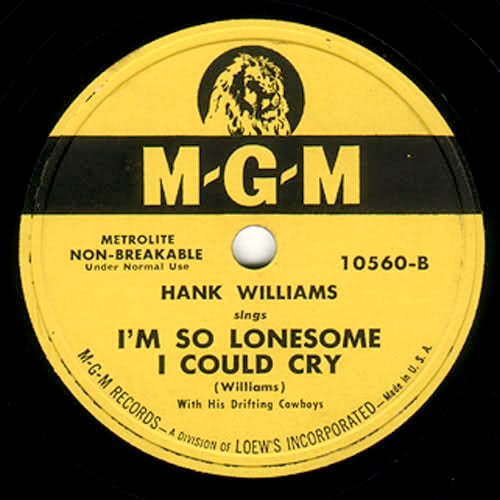 Hank Williams – I'm So Lonesome I Could Cry Lyrics | Genius Lyrics