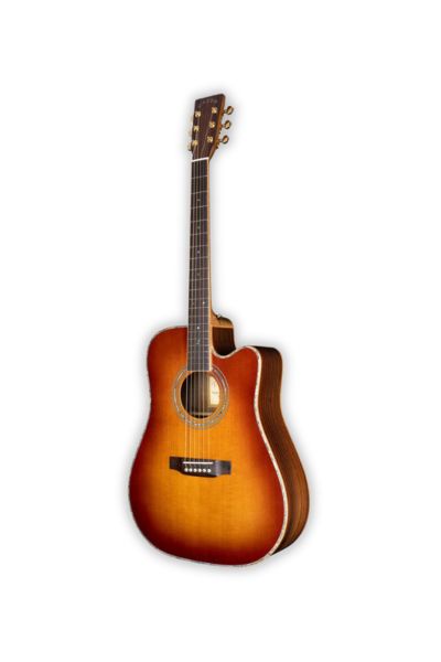 ZAD900CE Solid Spruce_Rosewood Acoustic Electric AURA Pro Series