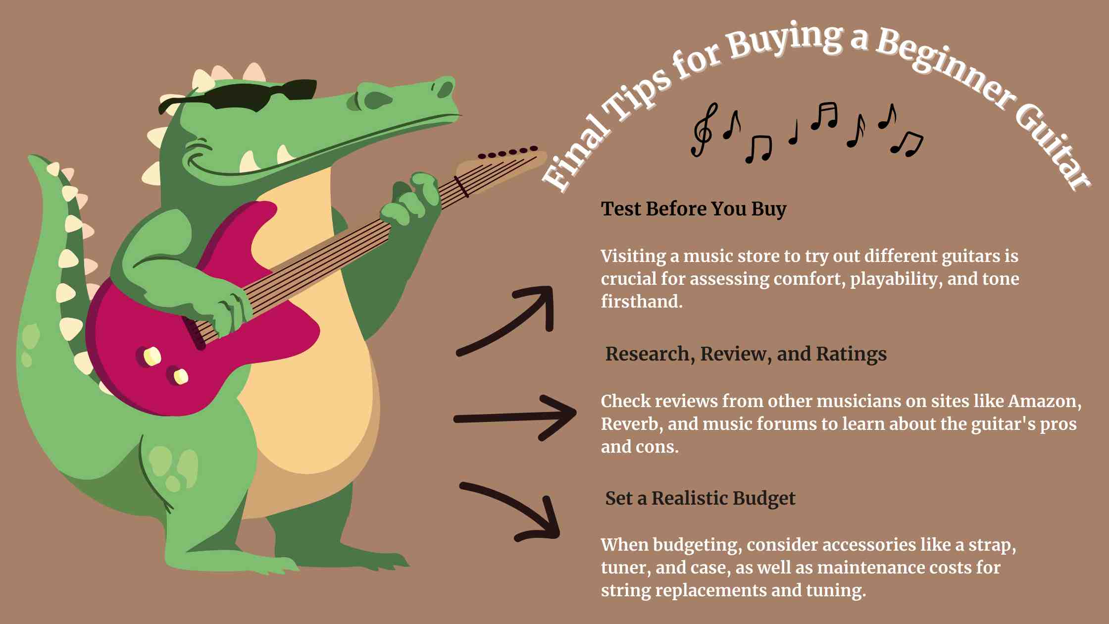 final tips for buying a guitar