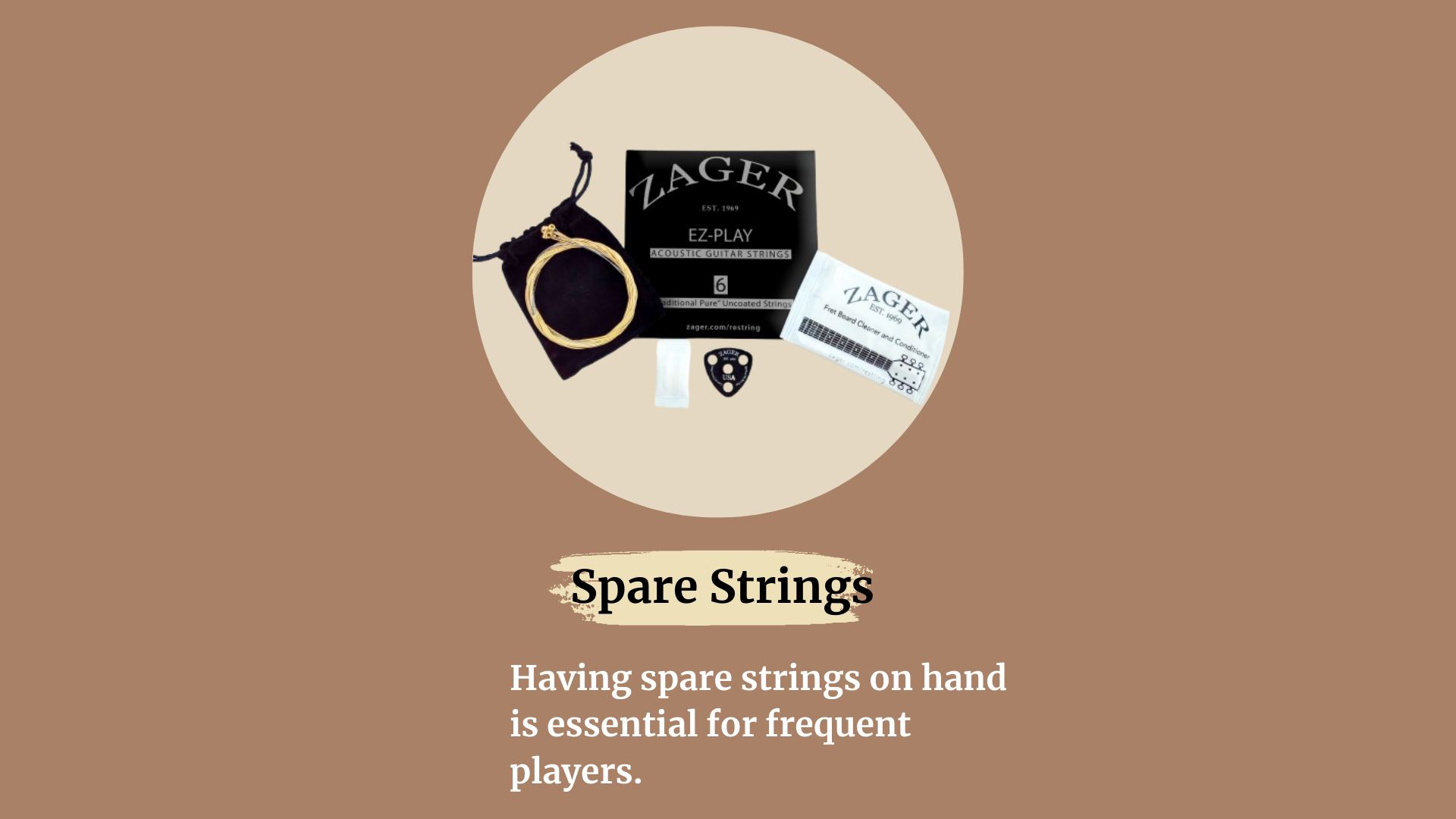 spare strings | zager guitar