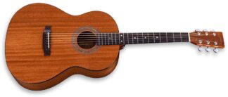 parlor size mahogany guitar