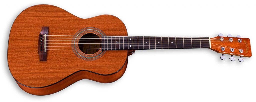 Travel Size Solid African Mahogany Acoustic