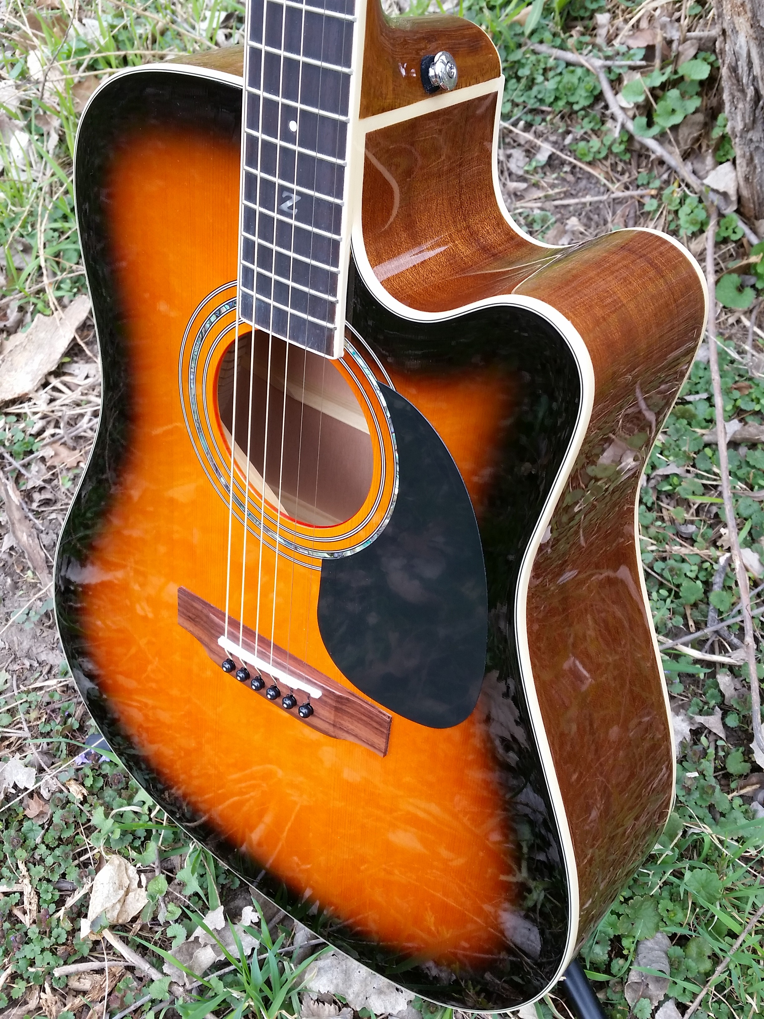 ZAD50CE Sunburst Guitar Zager Guitars