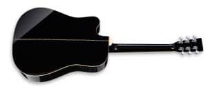 ZAD50CE Solid Spruce/Mahogany Acoustic Electric Black Lacquer