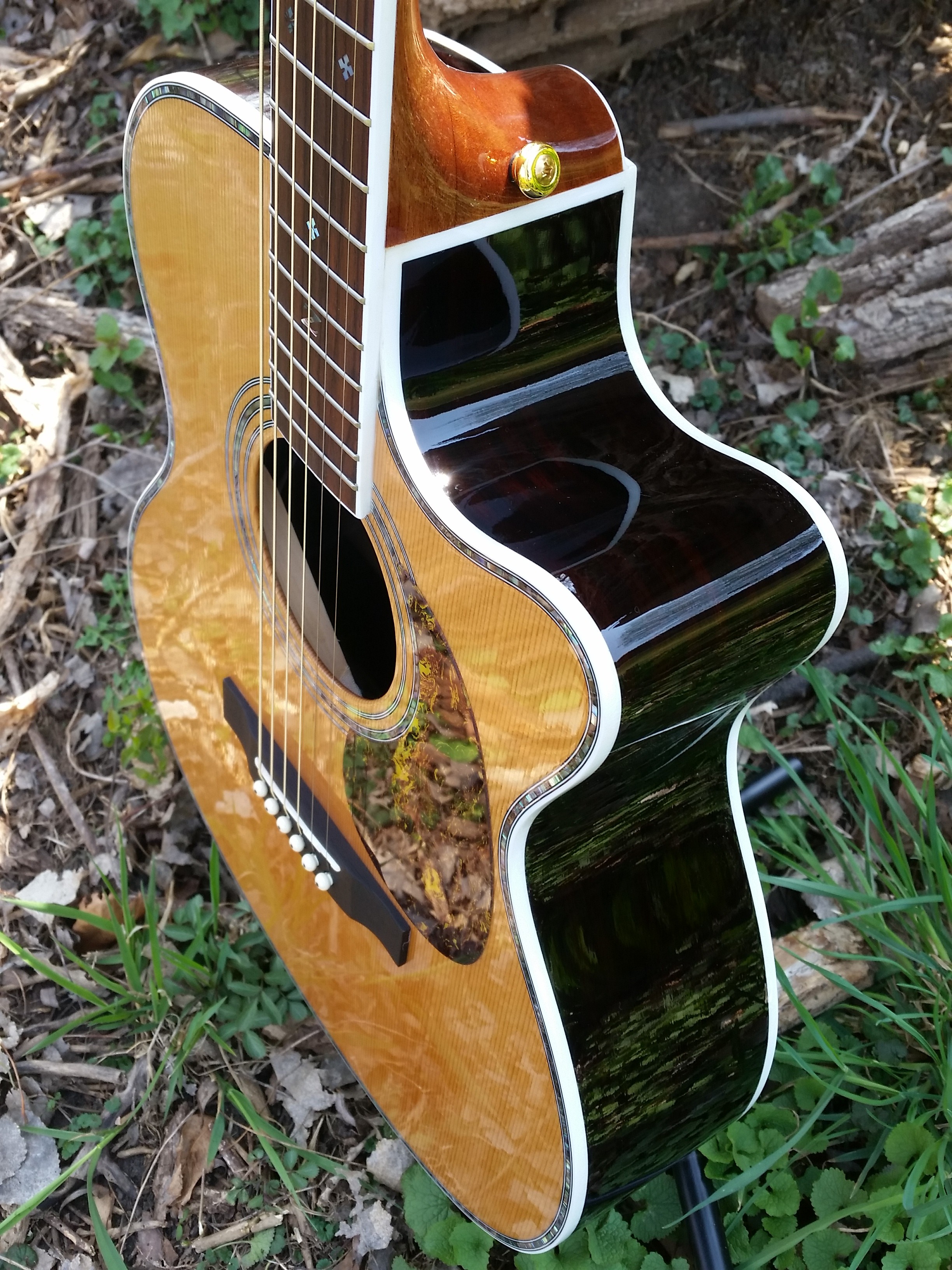 ZAD80CE Solid Rosewood Acoustic Guitar Zager Guitars