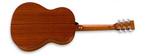 Parlor Size Solid African Mahogany Acoustic Electric