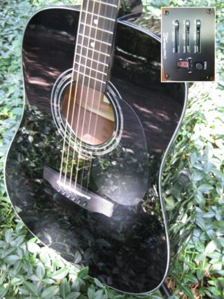 zad20e black guitar