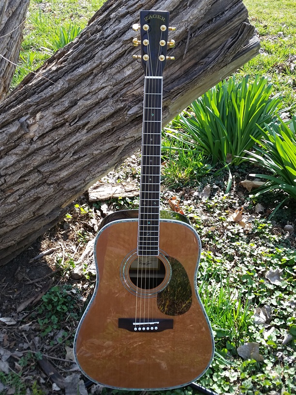 ZAD80 Solid Rosewood Acoustic Guitar Zager Guitars