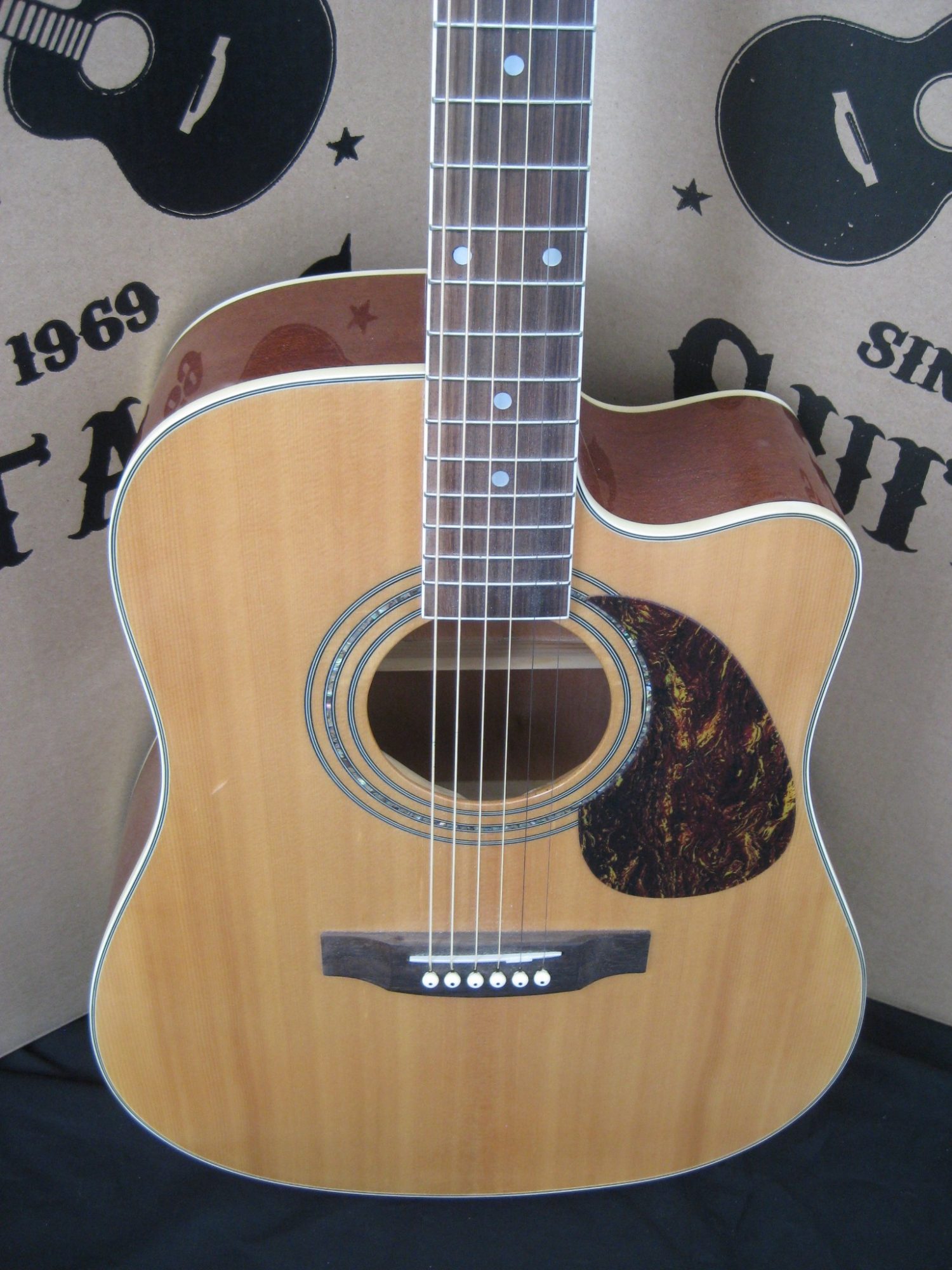 1778 Custom 50CA Cutaway Acoustic Discount Guitar Zager Guitars