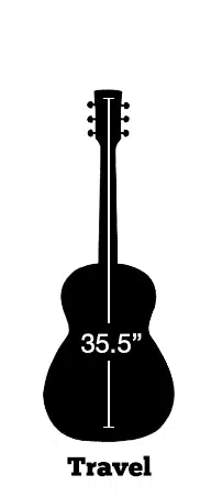 35.5" Travel Size Comparison