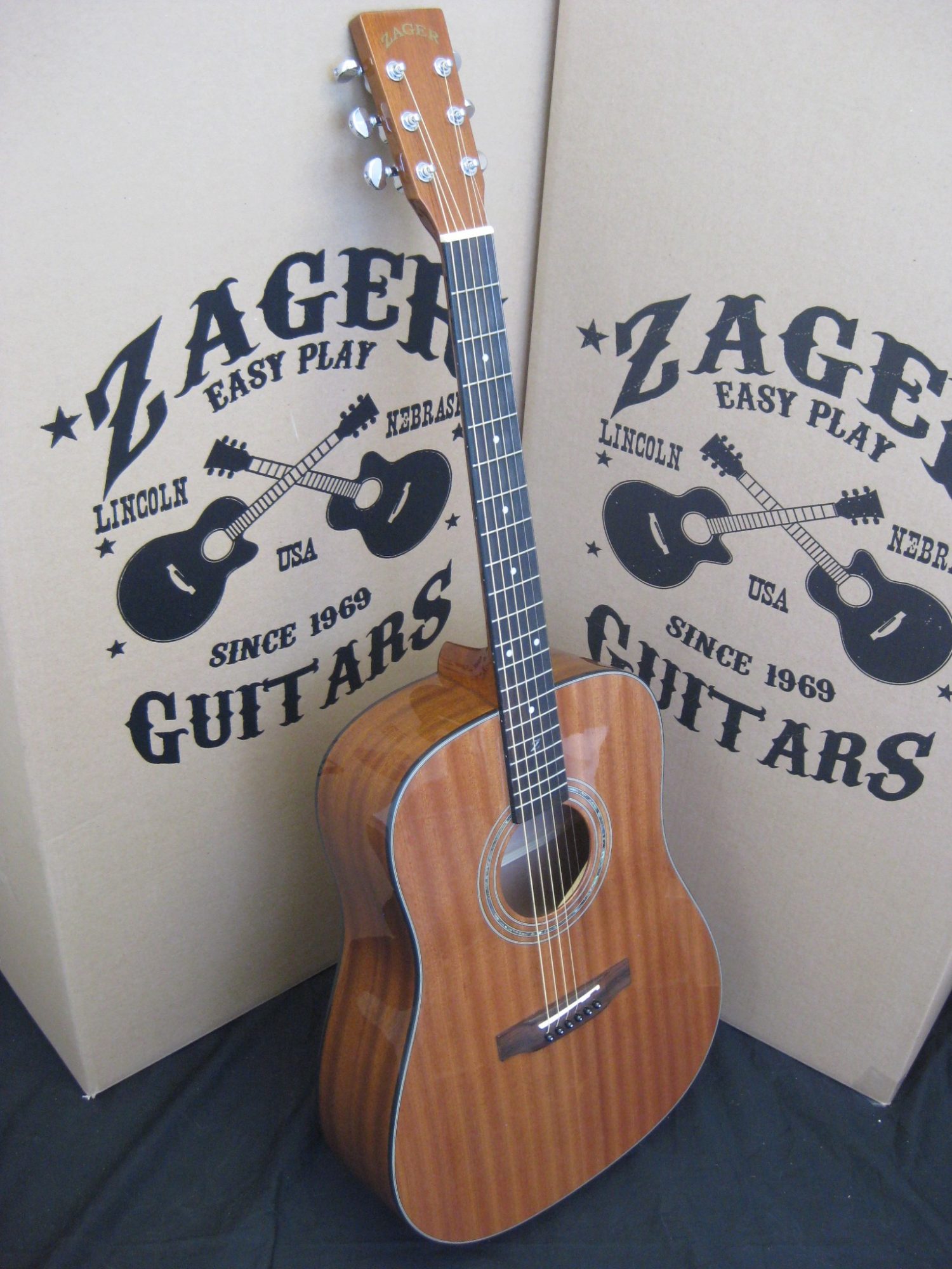 #1849 ZAD20 Mahogany Acoustic Discount Guitar