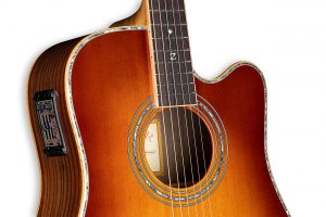 ZAD900CE Solid Spruce/Rosewood Acoustic Electric AURA Pro Series 50th Anniversary Tobacco Sunburst