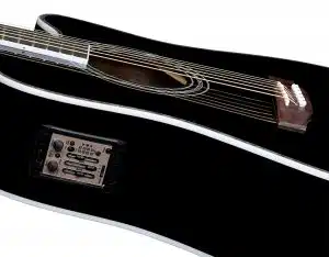 ZAD80CE “AURA” Black Lacquer Special Edition Solid Cedar/Rosewood Acoustic Electric Pro Series