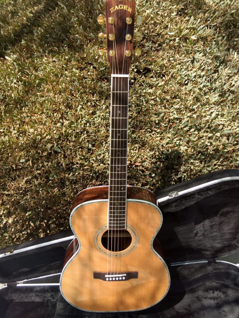 ZAD80 Solid Cedar/Rosewood Acoustic Pro Series Smaller “OM” Size (Discount)