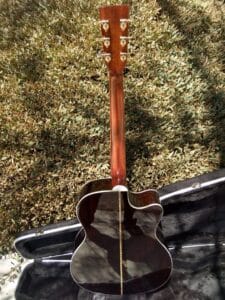 ZAD80CE Left Handed Solid Cedar/Rosewood Acoustic Electric Pro Series Smaller “OM” Size