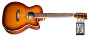 ZAD900CE Solid Spruce/Rosewood Acoustic Electric AURA Smaller “OM” Size Tobacco Sunburst Deal Of The Day