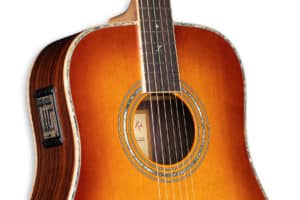 ZAD900E Solid Spruce/Rosewood Acoustic Electric AURA Pro Series Full Box 50th Anniversary Tobacco Sunburst