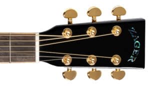 ZAD900CE Solid Spruce/Rosewood Acoustic Electric AURA Pro Series Black Lacquer Special Edition
