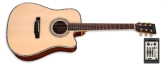 ZAD900CE Solid Spruce/Rosewood Acoustic Electric AURA Pro Series