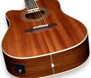 ZAD50CE Solid African Mahogany Acoustic Electric Left Handed