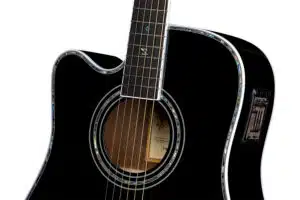 ZAD80CE “AURA” Black Lacquer Special Edition Solid Cedar/Rosewood Acoustic Electric Pro Series Left Handed