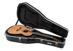 ZAD80CE Solid Cedar/Rosewood Acoustic Electric AURA Pro Series Smaller “OM” Size Left Handed