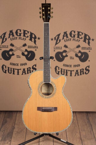 ZAD80CE Solid Cedar/Rosewood Acoustic Electric Pro Series Smaller “OM” Size