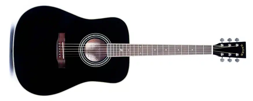 ZAD50 Solid Spruce/Mahogany Acoustic Black