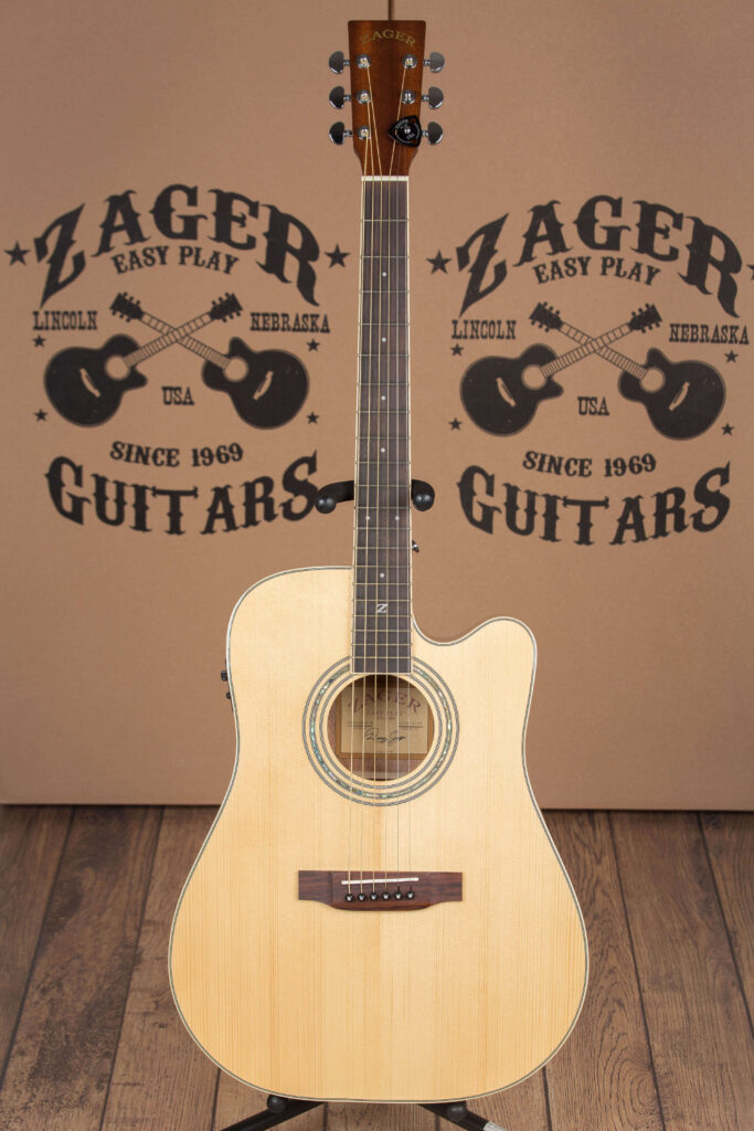ZAD50CE Solid Spruce/Mahogany Acoustic Electric Natural