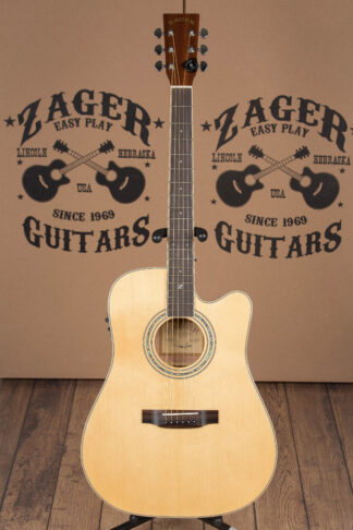 ZAD50CE Solid Spruce/Mahogany Acoustic Electric Natural