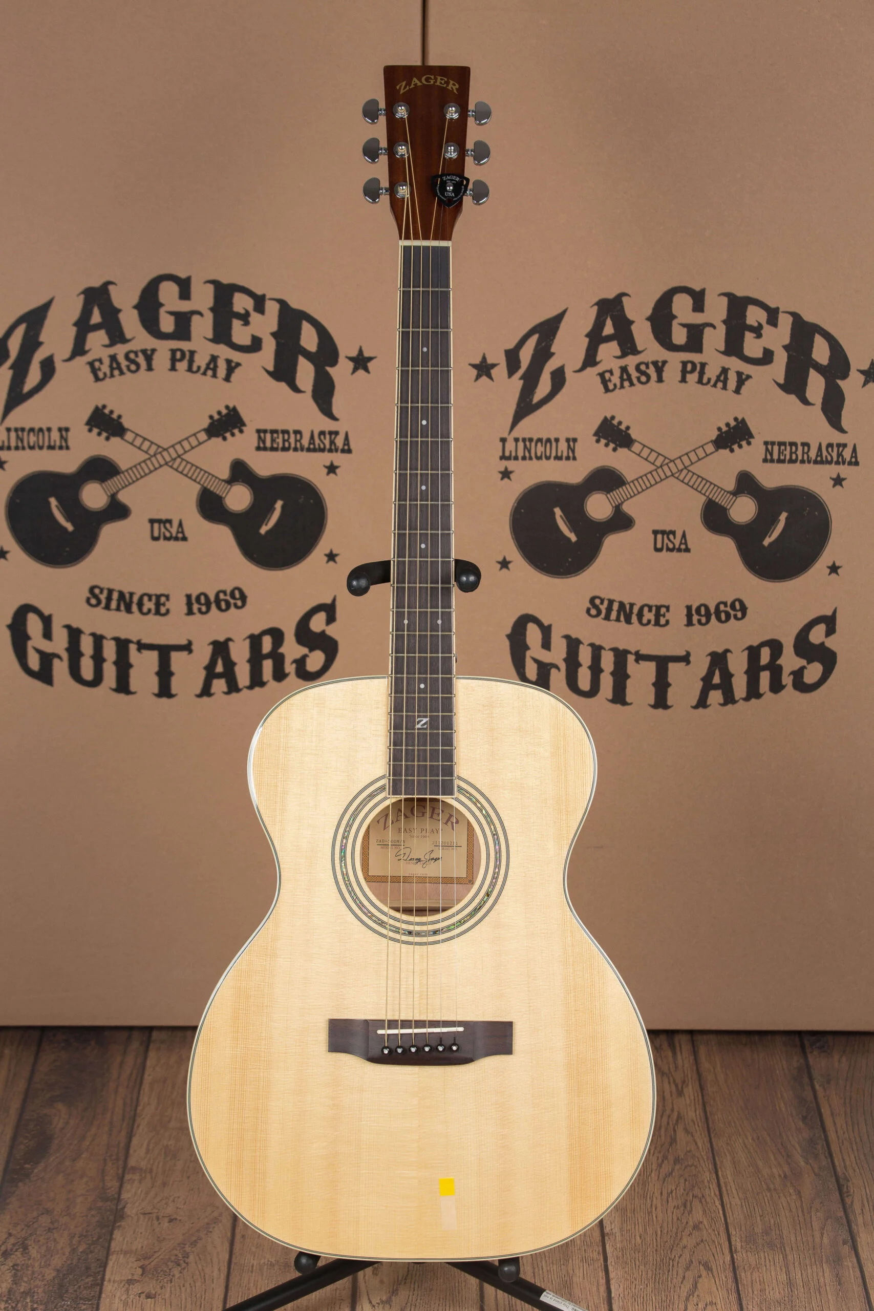 ZAD50 Solid Spruce/Mahogany Acoustic Smaller “OM” Size