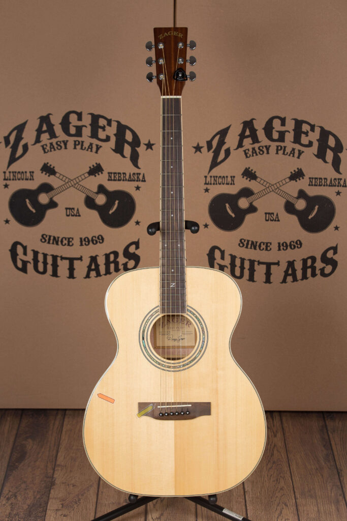 ZAD50 Solid Spruce/Mahogany Acoustic Smaller “OM” Size