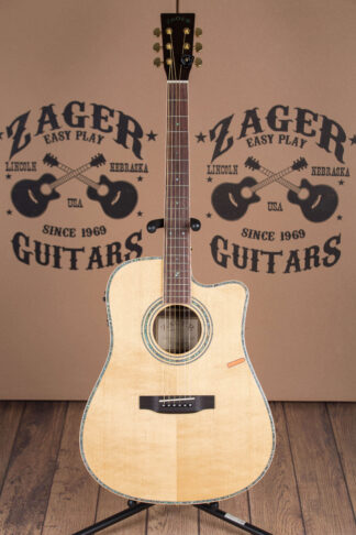 ZAD900CE Solid Spruce/Rosewood Acoustic Electric AURA Pro Series