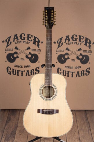 ZAD900E 12 String Solid Spruce/Rosewood Acoustic Electric AURA Pro Series