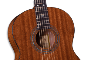 38 inch Parlor Size Solid African Mahogany Acoustic Left Handed