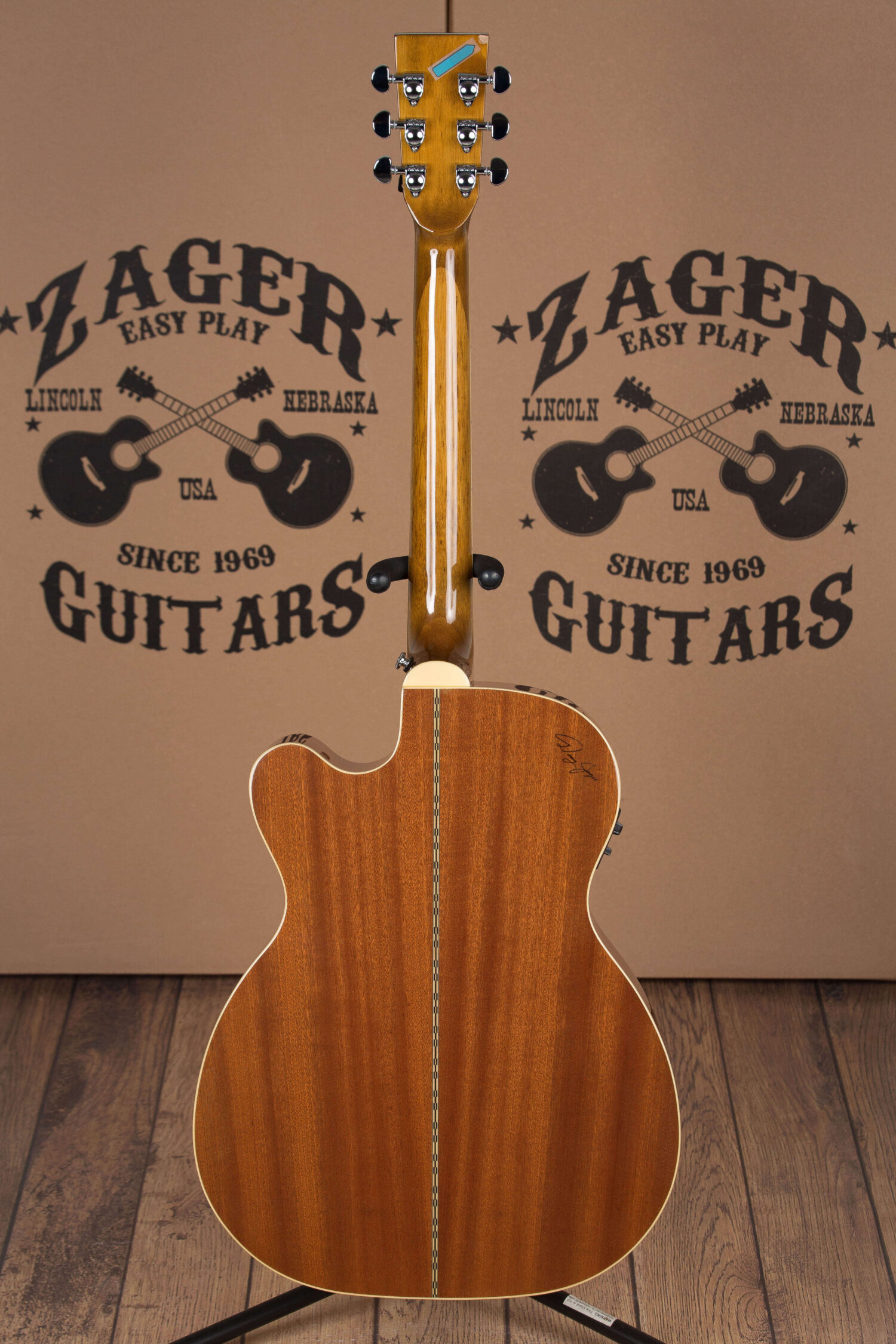 ZAD50CE Solid Spruce/Mahogany Acoustic Electric Smaller “OM” Size