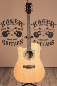 ZAD900CE Solid Spruce/Rosewood Acoustic Electric AURA Left Handed Pro Series (Discount)