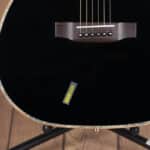 ZAD900CE Solid Spruce/Rosewood Acoustic Electric AURA Smaller “OM” Size Limited Edition Black Lacquer (Discount)