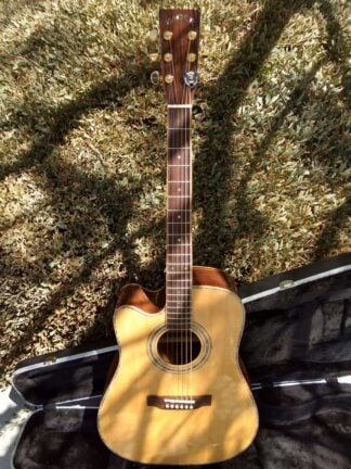 ZAD900CE Solid Spruce/Rosewood Acoustic Electric AURA Left Handed Pro Series (Discount)